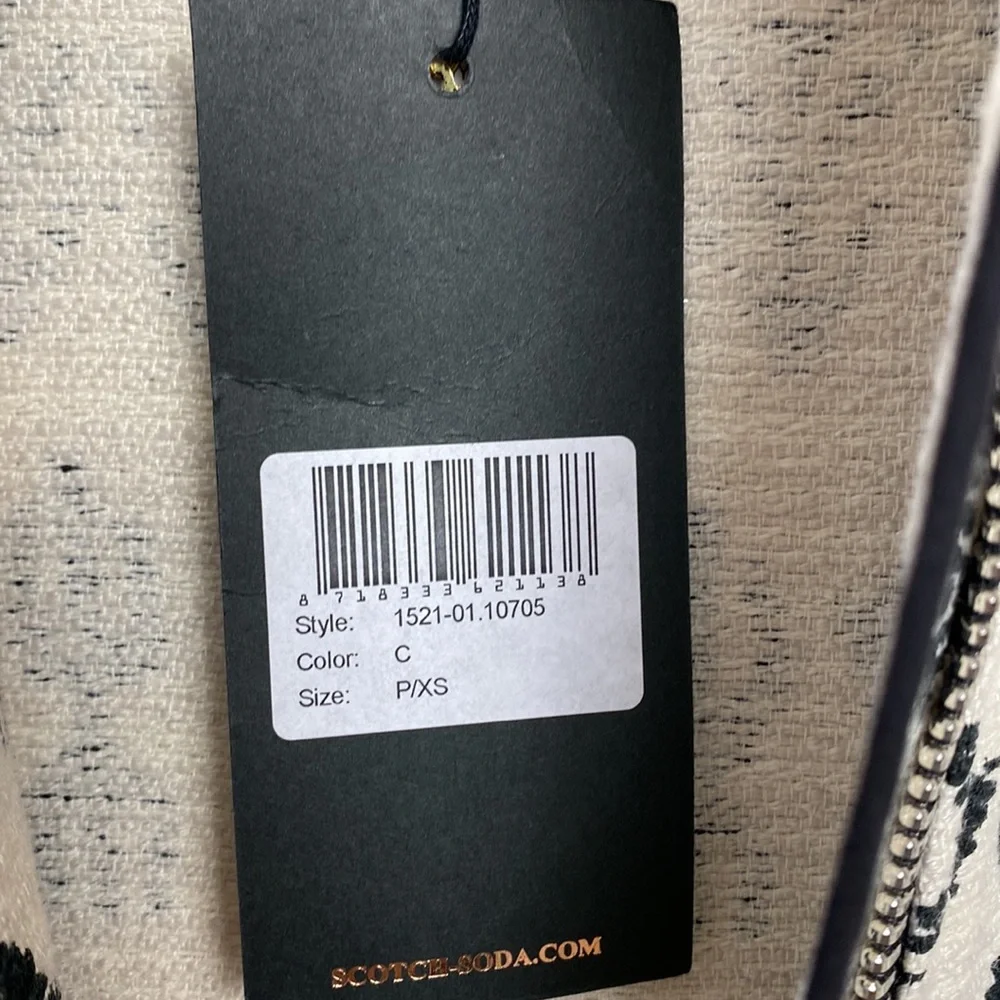 NEW Maison Scotch Scotch & Soda Jolie Vanabonde Aztec Southwest Print Car Coat - Picture 8 of 14